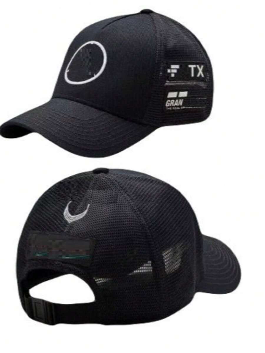 Formidable! Gorra Trucker Mercedes Lewis Logo Bordado Automovilismo Negra - Negro - Ver 1