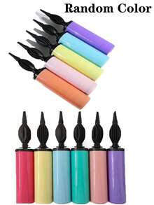 3pcs Balloon Inflator Set, Including Manual Air Pump, Portable Foot Pump And Balloon Blower, Suitable For Birthday Party, Celebration, Wedding, Balloon Inflation (Random Color) - Multicolor - View 15