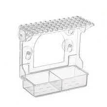 Comedero de pájaros de acrílico, jaula de pájaros, suministros para mascotas de colibríes, transparente montado en la pared - Unitalla - Ver 7