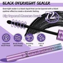 Overnight Seal Sellador Profesional para Pestañas 10ml - Fijador y Protector de Extensión de Pestañas, Impermeable, 72H, Acabado Negro Mate - Negro - Ver 3