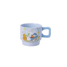 经典卡通陶瓷马克杯，大容量可爱创意杯，办公咖啡杯，情侣茶杯 - 彩色 - 查看 17