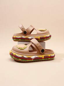 Toddler/Little Boys' Cute Hamburger Design Anti-Slip Soft Bottom Casual Breathable Sandals