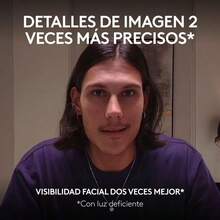 Cmara Web MX Brio Ultra HD 4K para colaboracin y Streaming, 1080p a 60 FPS, Dos micrfonos reductores de Ruido, USBC, Tapa, Compatible con Microsoft Teams, Zoom, - Gris - Ver 3