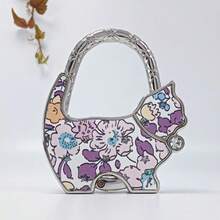 猫咪折叠手提包收纳挂钩，包包挂架，情人节手工礼物 - 彩色 - 查看 23