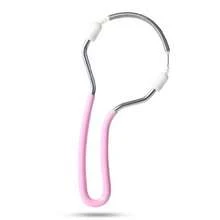 1 Piece Of Spring Facial Hair Removal Device, Manual Hair Removal Device, Threaded Hair Removal Device, Portable Handheld Stainless Steel With Handle, Suitable For Women To Remove Chin, Cheeks, Beard (Pink)) - Pink - View 11