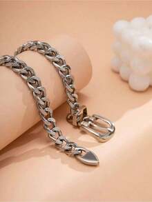 Delicate Necklace Suitable For Sending Friends, Sending Classmates To Holiday Belts - 銀色 - 查看 5