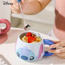 Disney 陶瓷马克杯礼盒套装，卡通马克杯配勺子，咖啡杯节日纪念礼盒 - 彩色 - 查看 5
