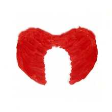 Accesorios de ropa con alas de ángel, alas de plumas - perfectas para Navidad, Halloween, fiestas, juegos de roles y otros accesorios de ropa (blanco, negro, rosa, rojo), disfraz del Día de San Valentín - Multicolor - Ver 14