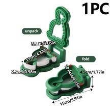 1 pieza Molde para cortar sándwiches con forma de dinosaurio de acero inoxidable, molde de bolsillo con borde de dinosaurio para pan, herramienta de horneado casero DIY, cortador de sándwiches tostados con forma linda, fácil de limpiar, herramienta de repostería, herramienta de corte creativa para pan y frutas - Multicolor - Ver 11