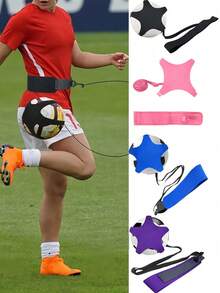 1 قطعة من معدات التدريب على الكرة الطائرة، متوفرة بألوان متعددة (الكرة غير مشمولة)، مناسبة للتدريب الفردي، تشمل مدرب الذراع والطرف، حزام خصر قابل للتعديل للكرة، مناسب لتدريب مبتدئي كرة الطائرة وكرة القدم، ممارسة التحكم بالكرة - متعدد الألوان - مشاهدة 1