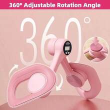 Sleek Inner Thigh Trainer & Pelvic Floor Strengthening Device - Chic Home Workout Equipment For Modern Women. Transform Your Leg And Hip Routine With This Comfortable Non-Slip Exerciser. Ideal For Daily Toning, Postnatal Recovery, And Pelvic Health. A Stylish And Practical Addition To Your Home Fitness Collection For A Healthier, Stronger You (1PC) - 藕粉色 - 查看 8