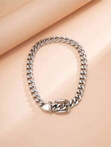 Delicate Necklace Suitable For Sending Friends, Sending Classmates To Holiday Belts - 銀色 - 查看 4
