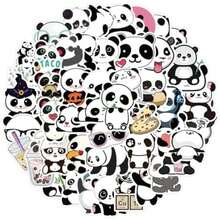 Pegatinas de panda para niños y adultos, lindas calcomanías de animales para portátiles, botellas de agua, equipaje, Icicrim lindas calcomanías de panda para regalos de panda, decoraciones de fiesta,(Panda) - Multicolor - Ver 3
