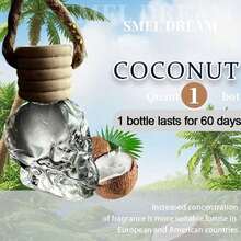 Smell Dream Car Air Freshener Skull Diffuser 2 Packs Hanging Air Freshener Diffuser - Vanilla Cream Fragrance Oil Air D Iffuser For Car, 45+ Days Long Lasting Fragrance - Skull - View 12