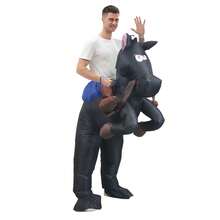 1件充气马戏服，适合身高1.5-2米，包含充气泵（不含电池） - 彩色 - 查看 8