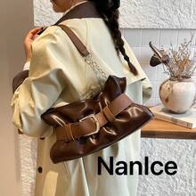 Large-Capacity, Minimalist And Stylish Women's Bag, 2026 Spring New Model, Versatile Bag - Coffee - View 3