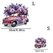 1片/2片/3片装情人节花朵贴片，耐用持久的热转印贴纸，适用于DIY T恤、卫衣、牛仔裤、连帽衫、背包、夹克、手提包、枕头等。 - 彩色 - 查看 9