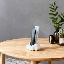 1 pieza Caja de almacenamiento con forma de nube para control remoto - Diseño moderno en negro y blanco, adecuado para guardar controles remotos de TV, DVD, Blu-Ray, sistema de audio y videojuegos, Día de la Mujer, Artículos de viaje, Recuerdos de boda, Y2k, Dormitorio, Accesorios de coche para mujeres, Decoración de cocina, Artículos del hogar - Multicolor - Ver 11