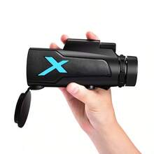 Telescopio monocular 8x, zoom manual de alta definición, mini telescopio monocular de alta definición de larga distancia - Oscuro - Ver 5