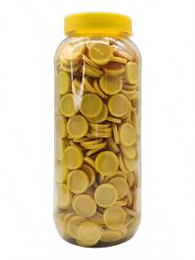 TendenciaFichas Plastico Colores Para Contar O Jugar Loteria (500 Pz) AmarilloCalidad premium - 1 - Ver 2