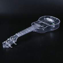21-Inch Transparent Plastic Ukulele Four-String Small Guitar,Beginner Musical Instrument,New Year's And Valentine's Day Gifts - 透明的 - 查看 4