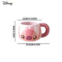 Disney 陶瓷马克杯礼盒套装，卡通马克杯配勺子，咖啡杯节日纪念礼盒 - 彩色 - 查看 7