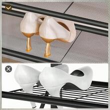 Estantes plegables para zapatos - 90 x 28 x 95,5 cm - Ver 6