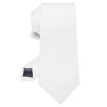 RBOCOTT Solid Color Tie Formal Necktie For Men,White2 - White2 - View 2