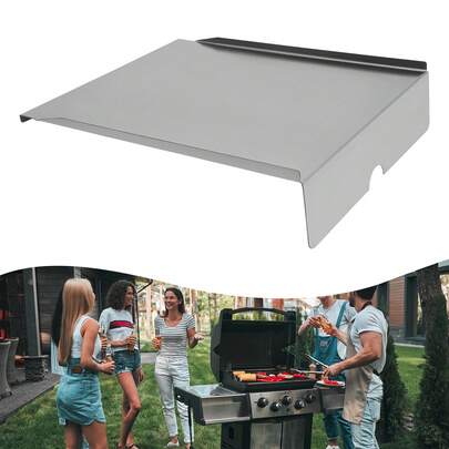 Drip Pan Tray Liners Kit Stainless Steel Grease Drip Pan Tray With Aluminum Foil For BBQ