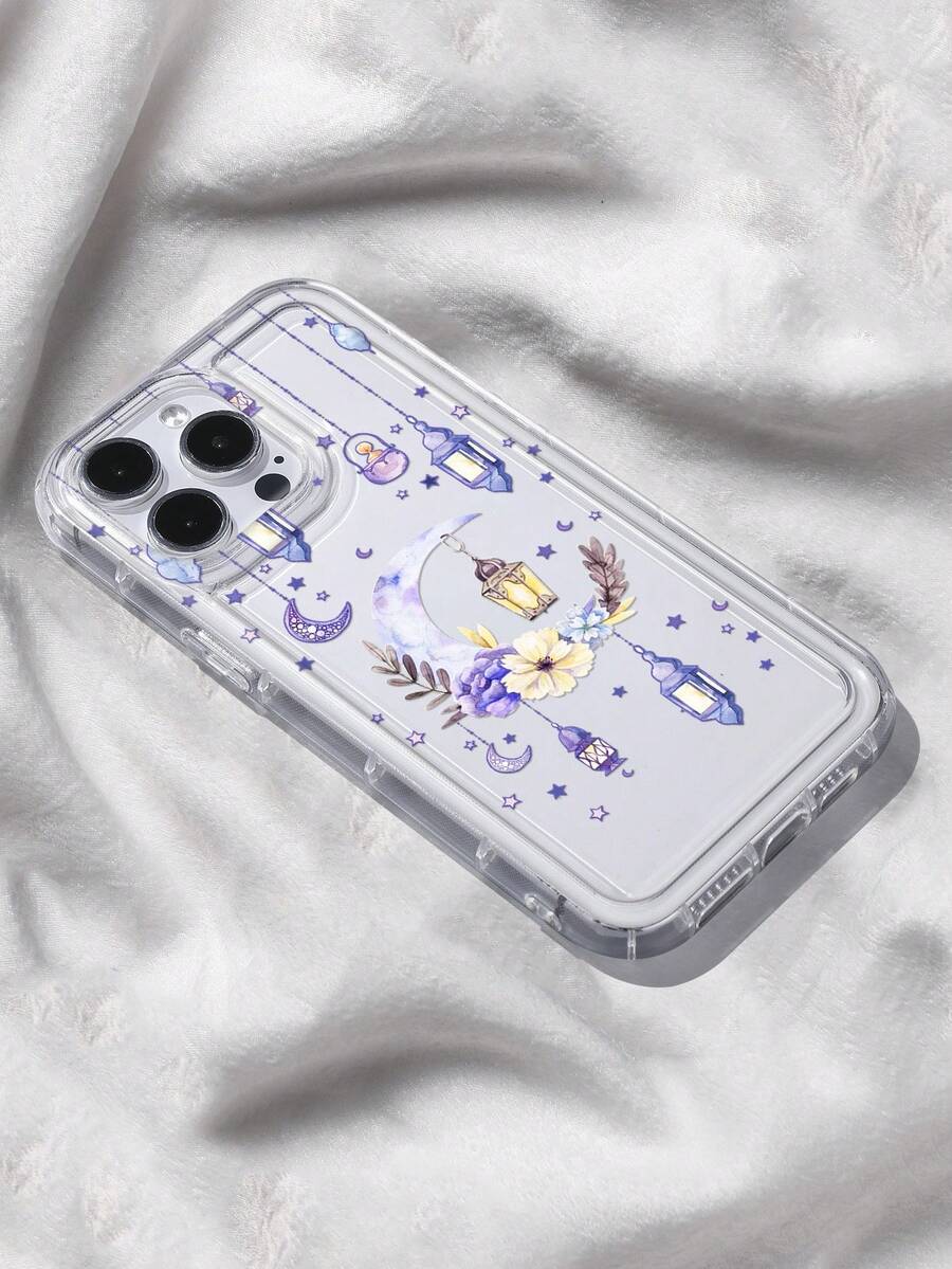 1pc Ramadan Pattern Print Anti-Fall Phone Case Compatible With IPhone 13/11/17/17pro/16/14/15/15pro/15 Plus/15 Promax/7plus/8plus/X/Xs Max/Xr/11pro/12pro/13pro/14pro/12mini/13mini/11promax/12promax/13promax/14promax/14plus/17pro Max/17Air/6/6s Plus/7/8/16Pro/16plus/16promax/Se2/17promax&Compatible With Samsung Galaxy/A54/A14/A12/A13/A15/A32/A33/A24/A52S/S20/S21/S22/S23/S24/S23Plus/S24ultra/S25/A15/A33/A23