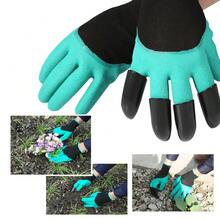 1 Pair Of Versatile Gardening Gloves For Men And Women: Ideal For Digging, Planting And Weeding With A Claw Design. - Green - View 5