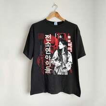 Gift Gidle Jeon Soyeon Shirt Vintage Pop Music Retro Graphic Tee Streetwear Gifts Unisex T-Shirt - Negro - Ver 1