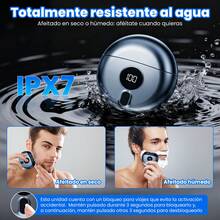TendenciaRasuradora Eléctrica Recargable Afeitadora Para BarbaCalidad premium - Azul oscuro - Ver 8