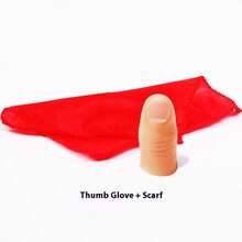 Thumb Tip, Silk Vanish, Finger Tip, Fake Finger, Paper To Coin Magic Tricks, Magic Props - Multicolor - View 5
