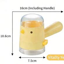 1个卡通小鸟调味瓶，精准定量，厨房必备盐瓶，防尘防潮，适用于汤、烹饪、出租房、单身人士、宿舍、多人家庭 - 彩色 - 查看 9