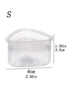 3件套三角形饭团模具套装，寿司饭团和蔬菜卷模具套装，适用于便当盒装饰 - 家用烹饪厨房工具和配件 - 白色 - 查看 15