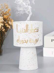 This Elegant Resin Essential Oil Diffuser Features A Black And White Color Scheme, Suitable For Home Decor, Office, Holiday Celebrations, And Yoga Studios, Serving Both Decorative And Aromatherapy Purposes. It Can Also Be Used As A Living Room Decoration, Back-To-School Gift, Graduation Gift, Souvenir, Valentine's Day Gift, Gift For Women, And Wedding Gift. - Multicolor - View 3