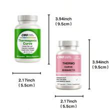 Good Bye Big Belly - Thermogenic Curve And Thermo Curve BHB & KETO | Dietary Supplement With Green Tea Leaf, Garcinia Cambogia, Apple Cider Vinegar, Ginger Root, Willow Bark, Goldenrod Grass - Suitable For Women And Men - Capsules - Packaging May Vary - Thermogenic Curve - 查看 5