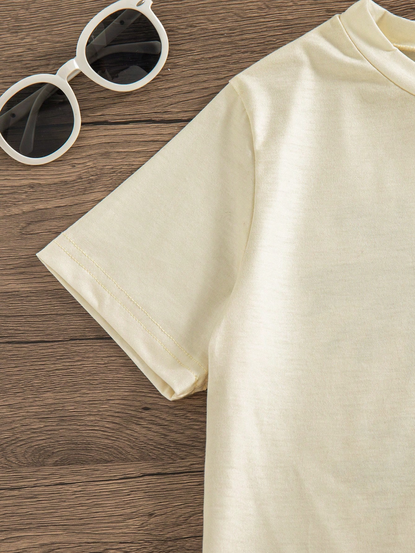 2 pièces/Set Top à manches courtes imprimé et short décontracté pour garçons, tenue d'été 7