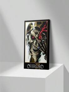 One Framed, Framed, Overlord Ainz Ooal Gulliver Anime-Themed Decorative Canvas Wall Hanging. Suitable For Living Room Or Bedroom Decoration. Christmas Gift. - 白色 - 查看 1