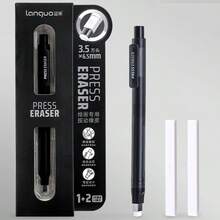 1pc Blue Fruit Mechanical Pencil-Style Eraser, Erasable Without Crumbs, Suitable For Artists And Detailed Erasing, High Brightness, Quick Erasing For Sketching And Painting