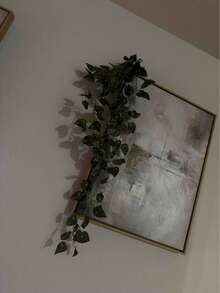 1/6/12/24 件装人造绿色常春藤吊兰，仿真常春藤叶墙面藤蔓，适用于室内/室外家居、房间、花园、婚礼花环装饰 - 綠蘿 - 查看 10