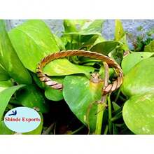 Pure Original Copper Tamba Kada Bracelet For Men And Women - cổ tay áo xoắn hình chữ V - Xem 6