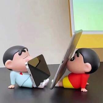 Crayon Shin-Chan Hole DIY Shoe Accessories, Fun Shoe Flowers, 3D Decompression Shoe Buckles, Elastic Detachable Kids Shoes