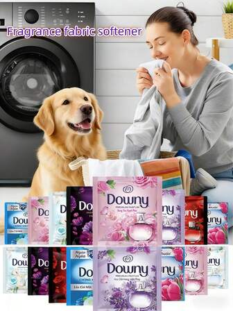 18ml Concentrated Fabric Softener - Travel Size Laundry Detergent, Anti-Static, Fabric Softener, Portable, Multiple Fragrances, Long-Lasting Fresh Scent