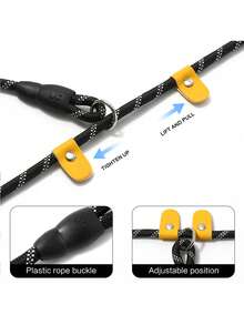 Heavy Duty Dog Leash, Escape Proof Traction Rope For Medium & Large Dogs, P-Chain Dog Walking Lead - Multicolor - View 11