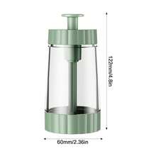 透明塑料盐瓶，可定量控制盐的用量，适用于厨房和家庭 - 彩色 - 查看 11