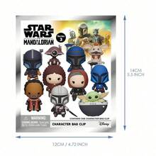StarWars Móc khóa túi bí ẩn Star Wars được cấp phép chính thức (1 chiếc) - Mô hình xốp 3D, hộp bí ẩn, móc khóa túi, móc kéo khóa, phụ kiện ba lô, đồ chơi sưu tầm, quà tặng - Mandalorian Grogu Greef Karga Peli Motto Pit Droid Bo-Katan Paz Vizsla Koska Reeves Axe Woves Kowakian Monkey Lizard The Armorer N-1 Starfighter - Nhiều màu - Xem 2