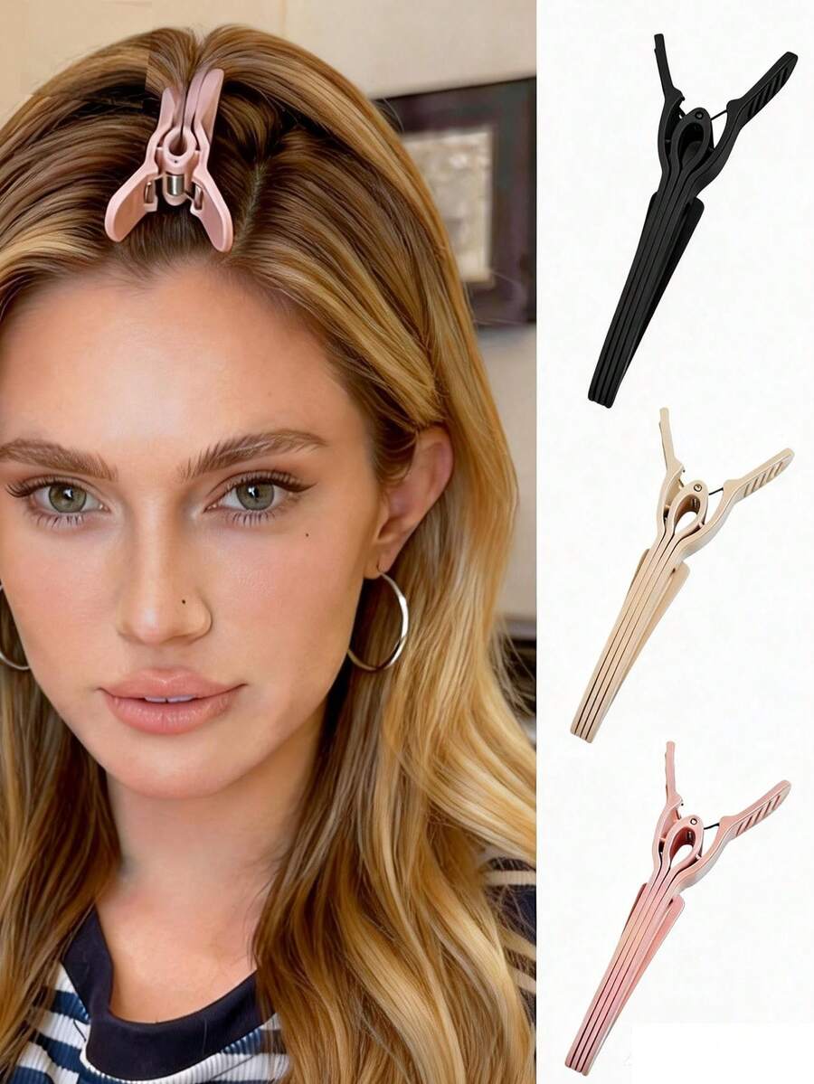 Kẹp tóc tạo độ phồng cao, kẹp nâng chân tóc, kẹp tóc mỏ vịt liền mạch, kẹp tạo kiểu tóc mái tự nhiên, kẹp nâng chân tóc vô hình tự nhiên, kẹp định vị và cố định kiểu tóc mới, dụng cụ tạo kiểu tóc, dễ sử dụng, thân thiện với tóc, cần thiết cho việc tạo kiểu tóc tại nhà. - Nhiều màu - Xem 1
