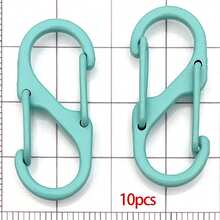 10pcs Candy-Colored Spring Clasps Letter S Buckle Lobster Hooks Connectors For DIY Necklace Bracelets Jewelry Making Fashion Accessories - Multicolor - View 20